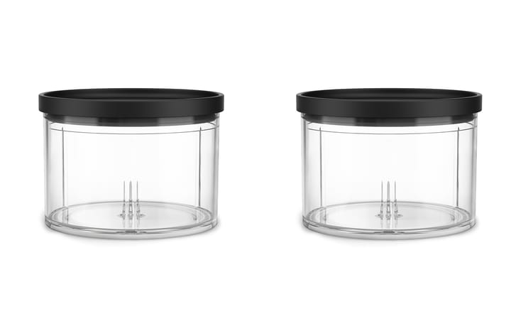KitchenAid Go top down chopper kulho 2-pack - Läpinäkyvä - KitchenAid