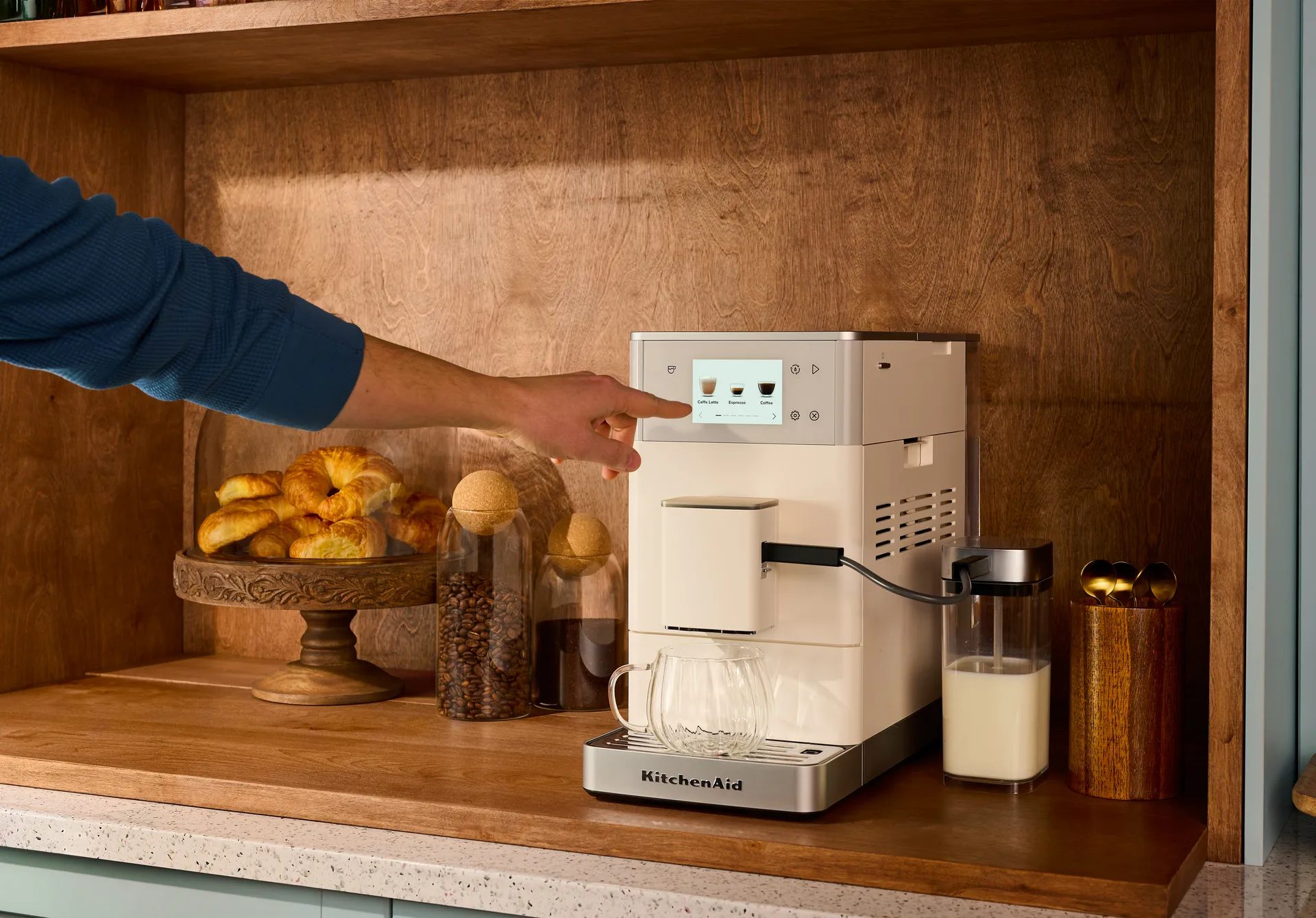 KitchenAid KF4 automaattinen espressokone, Porcelain white KitchenAid
