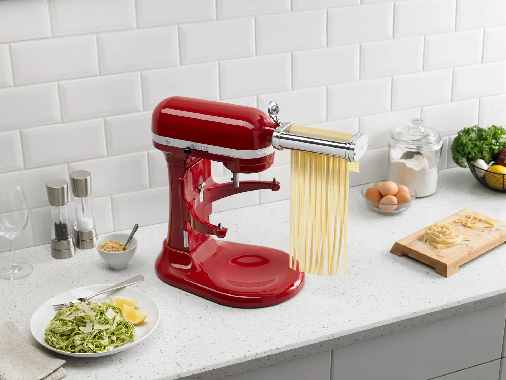 KitchenAid pastarullasetti keittiökoneelle, Stainless steel KitchenAid