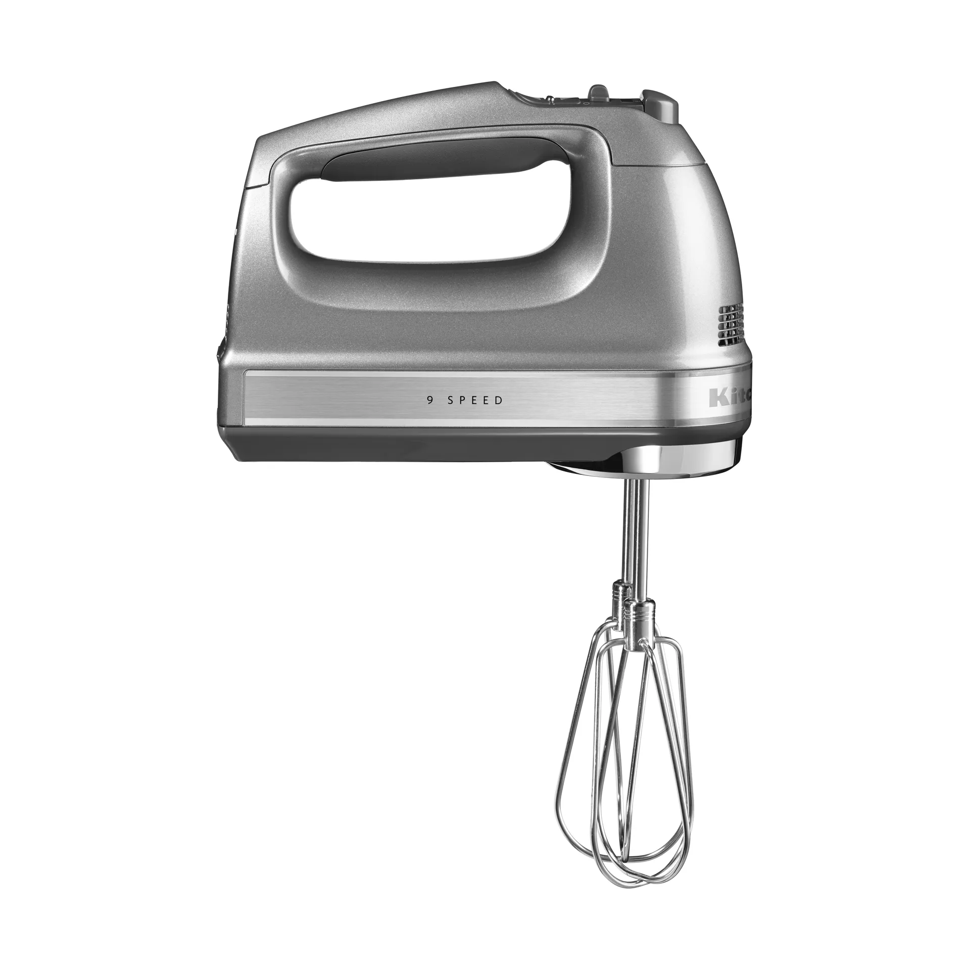KitchenAid sähkövatkain 9 nopeutta 85W, Contour silver KitchenAid