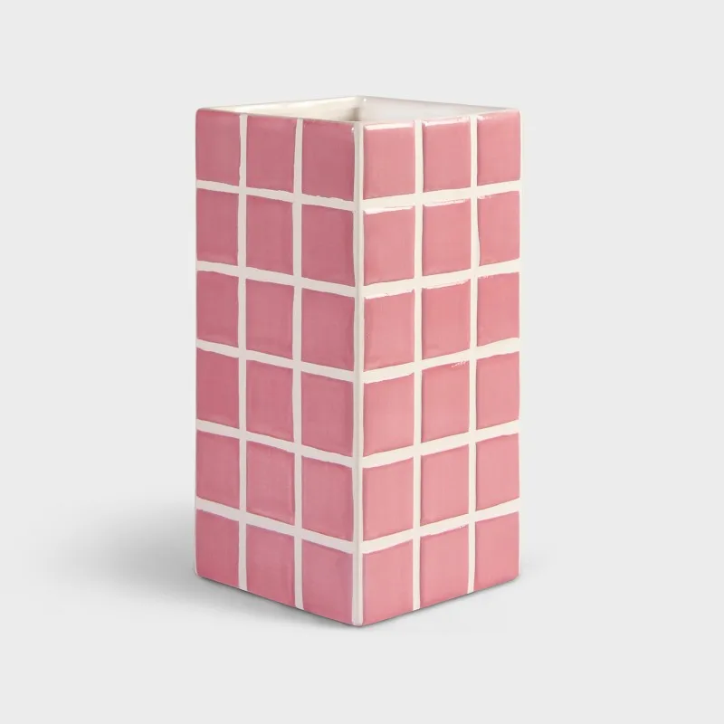 Tile maljakko 21 cm, Rosa &Klevering