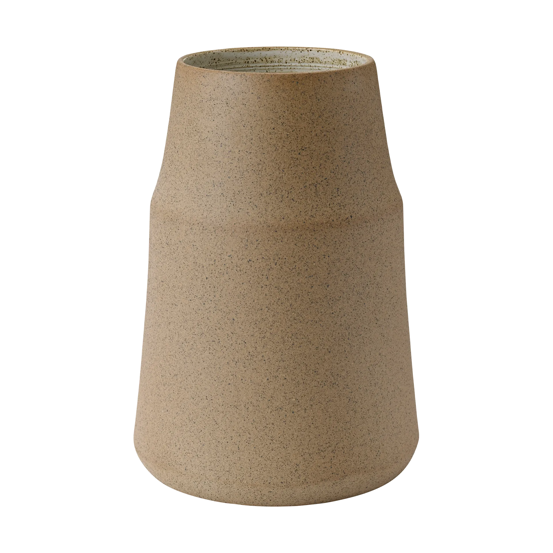 Clay vaasi 18 cm, Warm sand Knabstrup Keramik