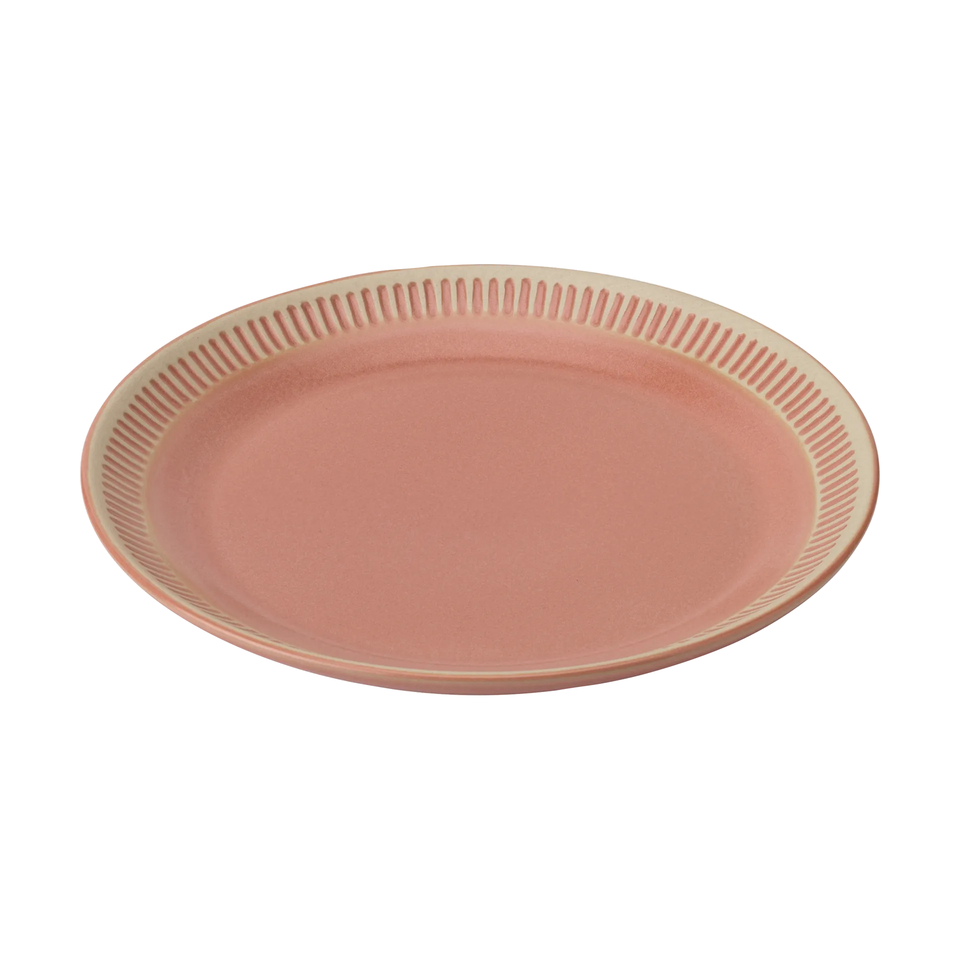 Colorit lautaset Ø22 cm, Coral Knabstrup Keramik