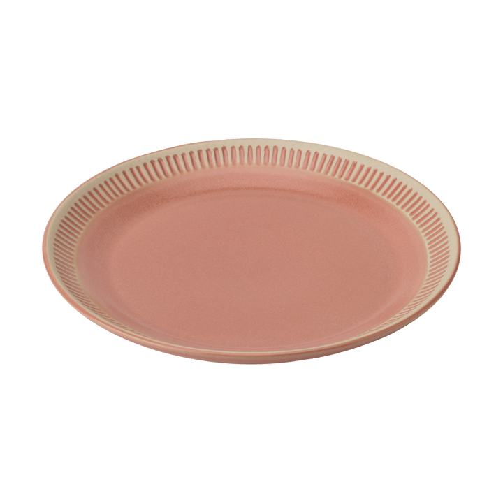 Colorit lautaset Ø22 cm, Coral Knabstrup Keramik