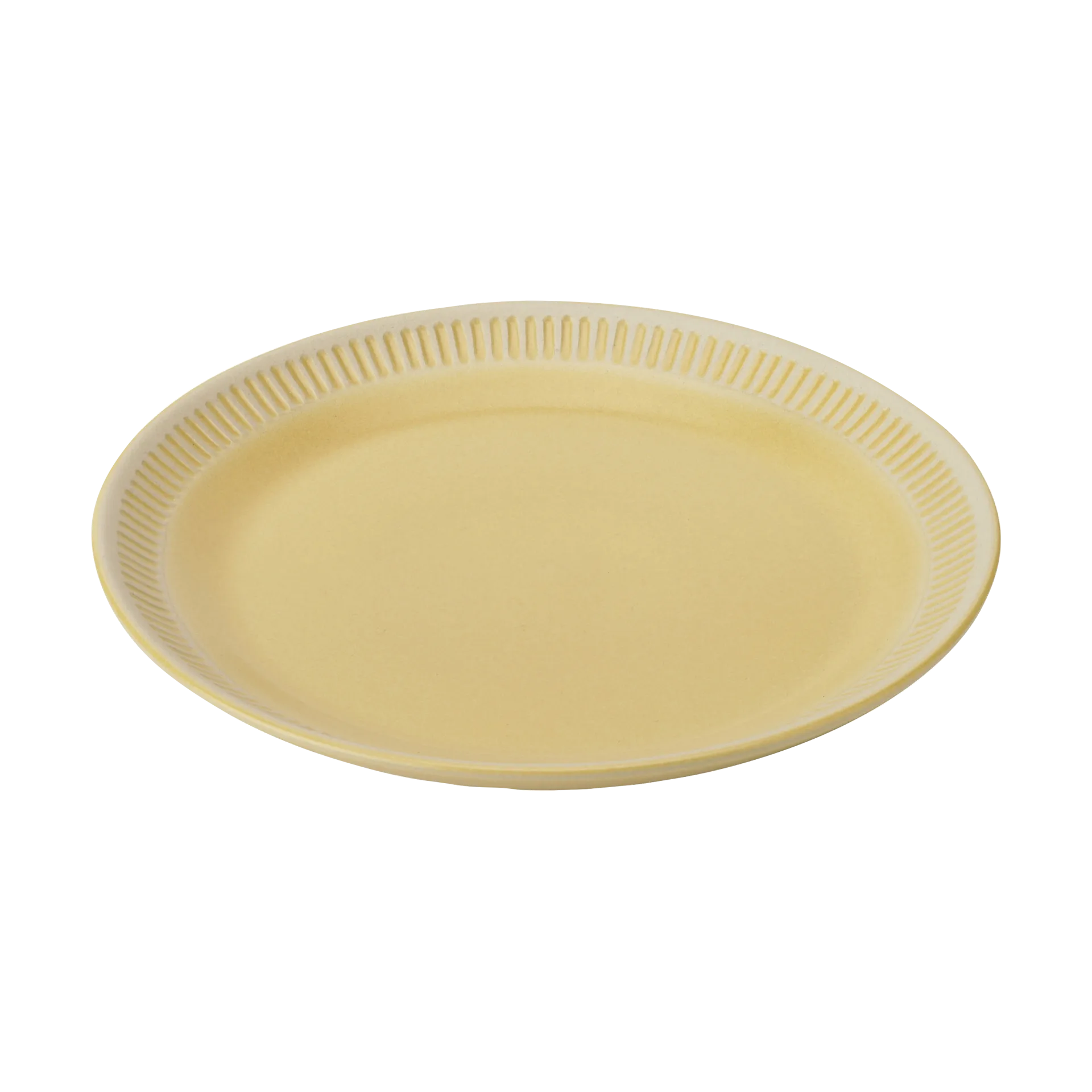Colorit lautaset Ø22 cm, Yellow Knabstrup Keramik