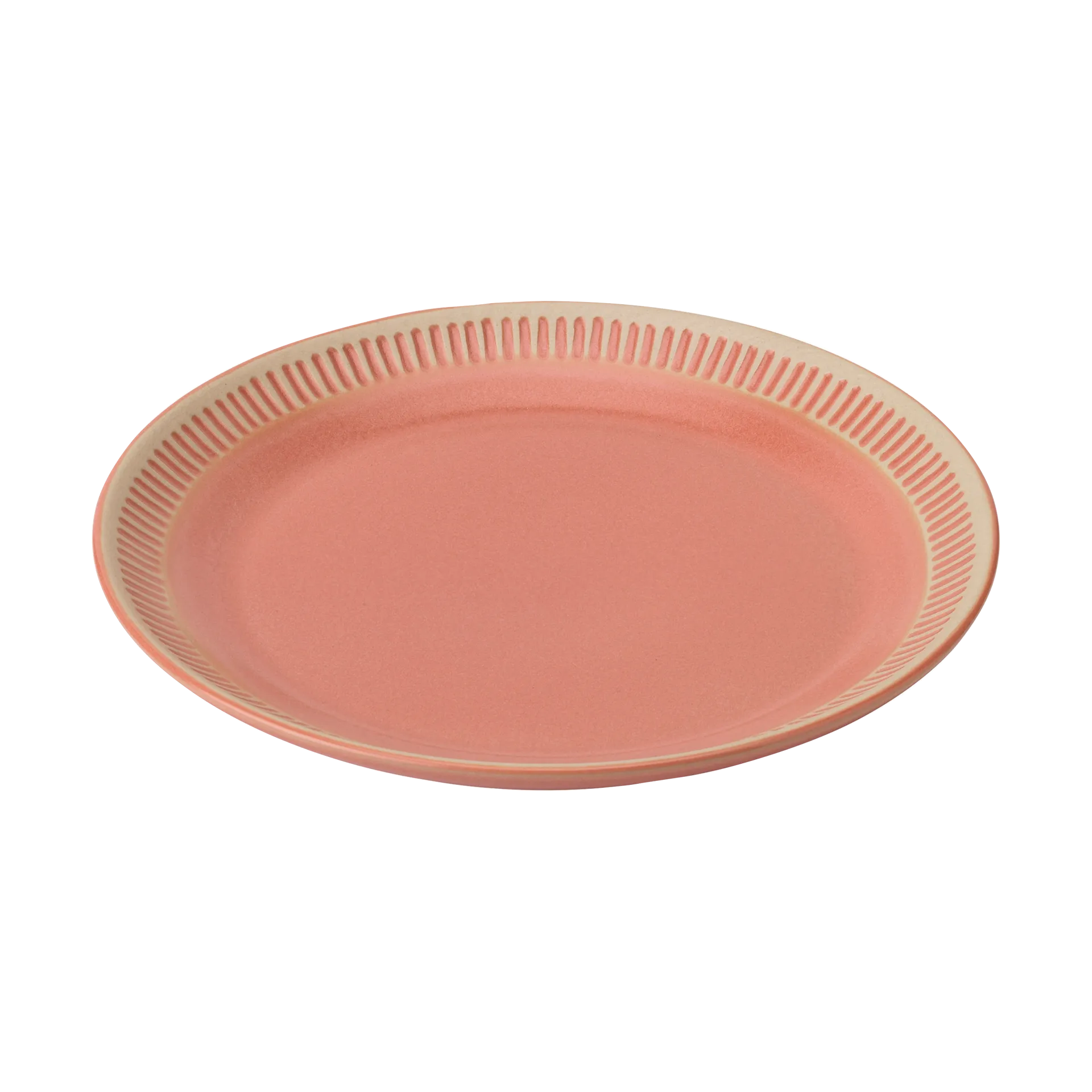 Colorit lautaset Ø27 cm, Coral Knabstrup Keramik
