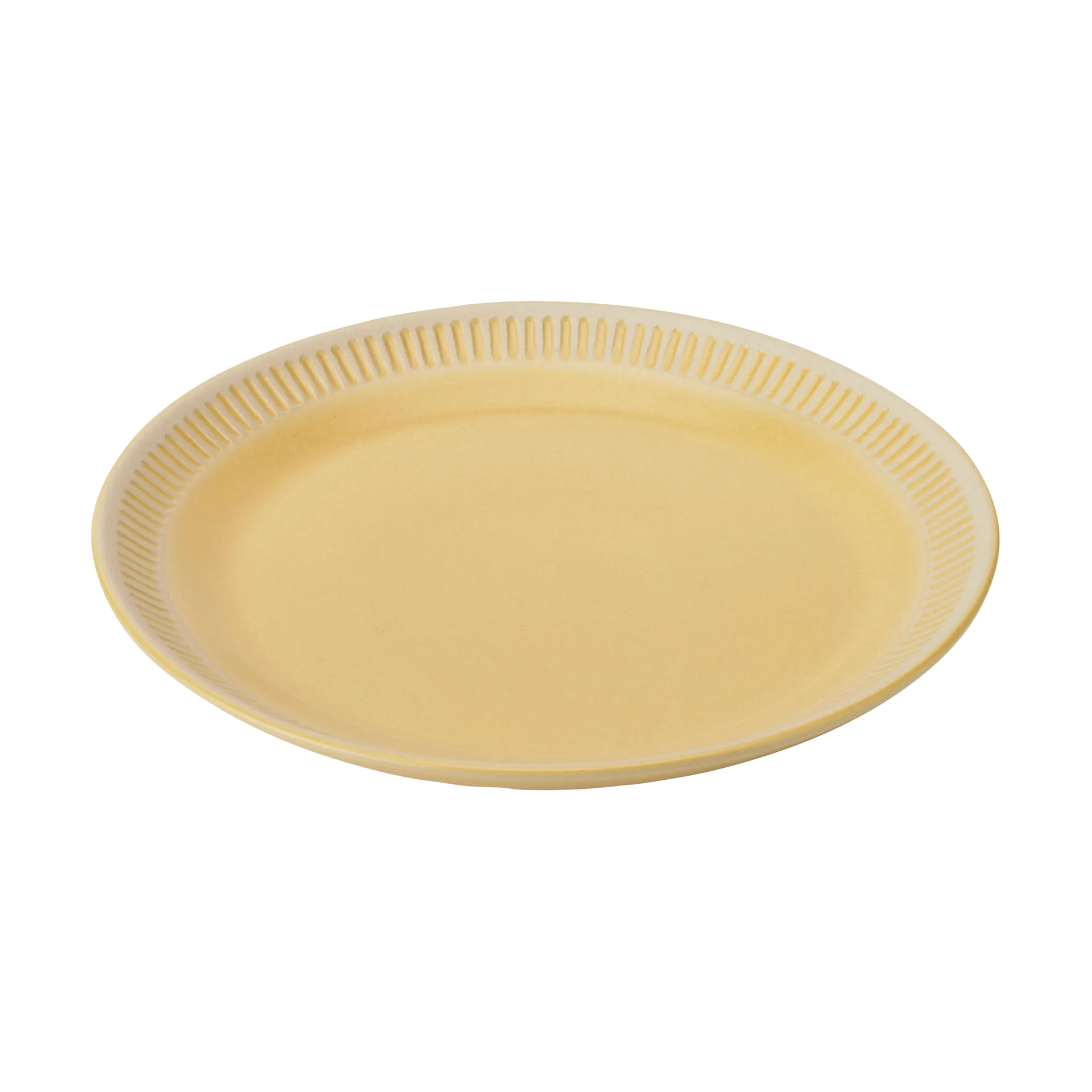 Colorit lautaset Ø27 cm, Yellow Knabstrup Keramik