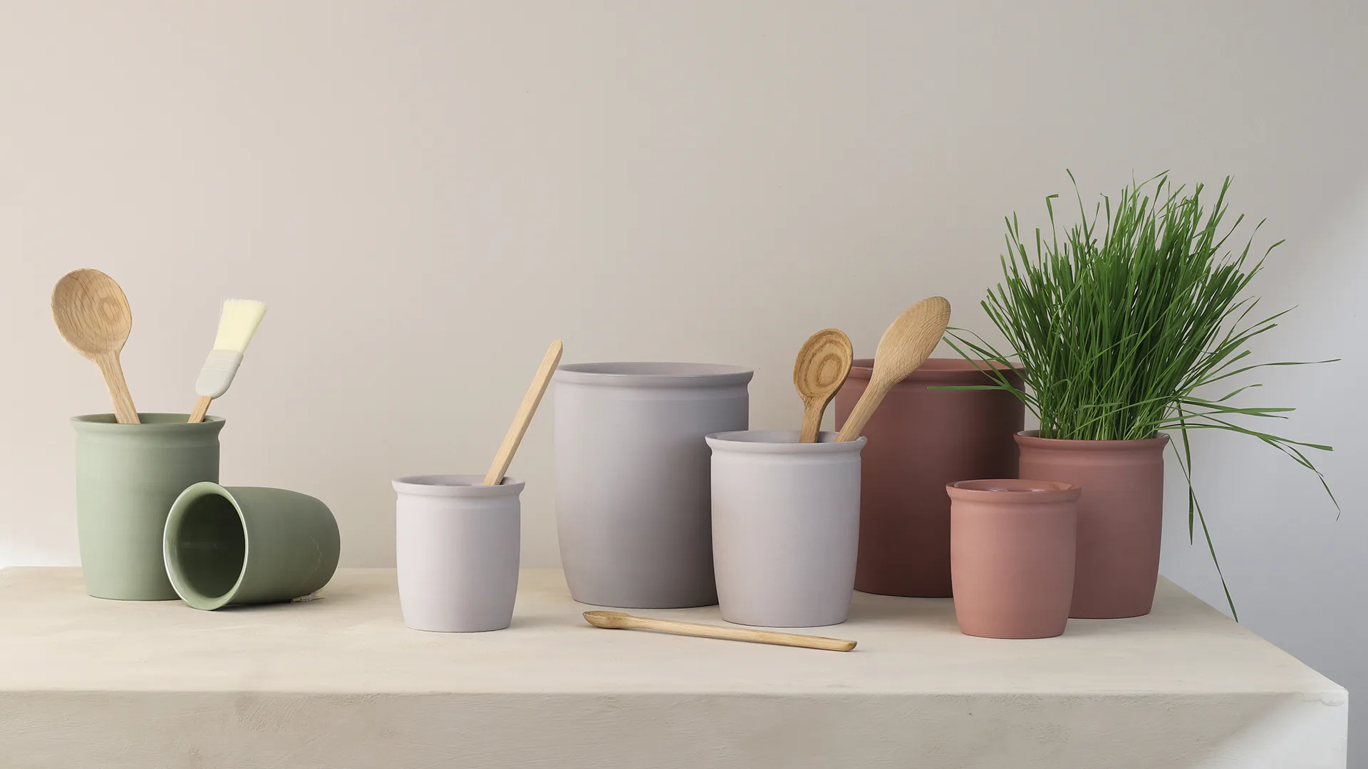 Knabstrup hillopurkki, Harmaa, 0,5 l Knabstrup Keramik