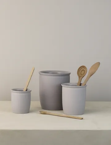 Knabstrup hillopurkki - Harmaa, 1 l - Knabstrup Keramik