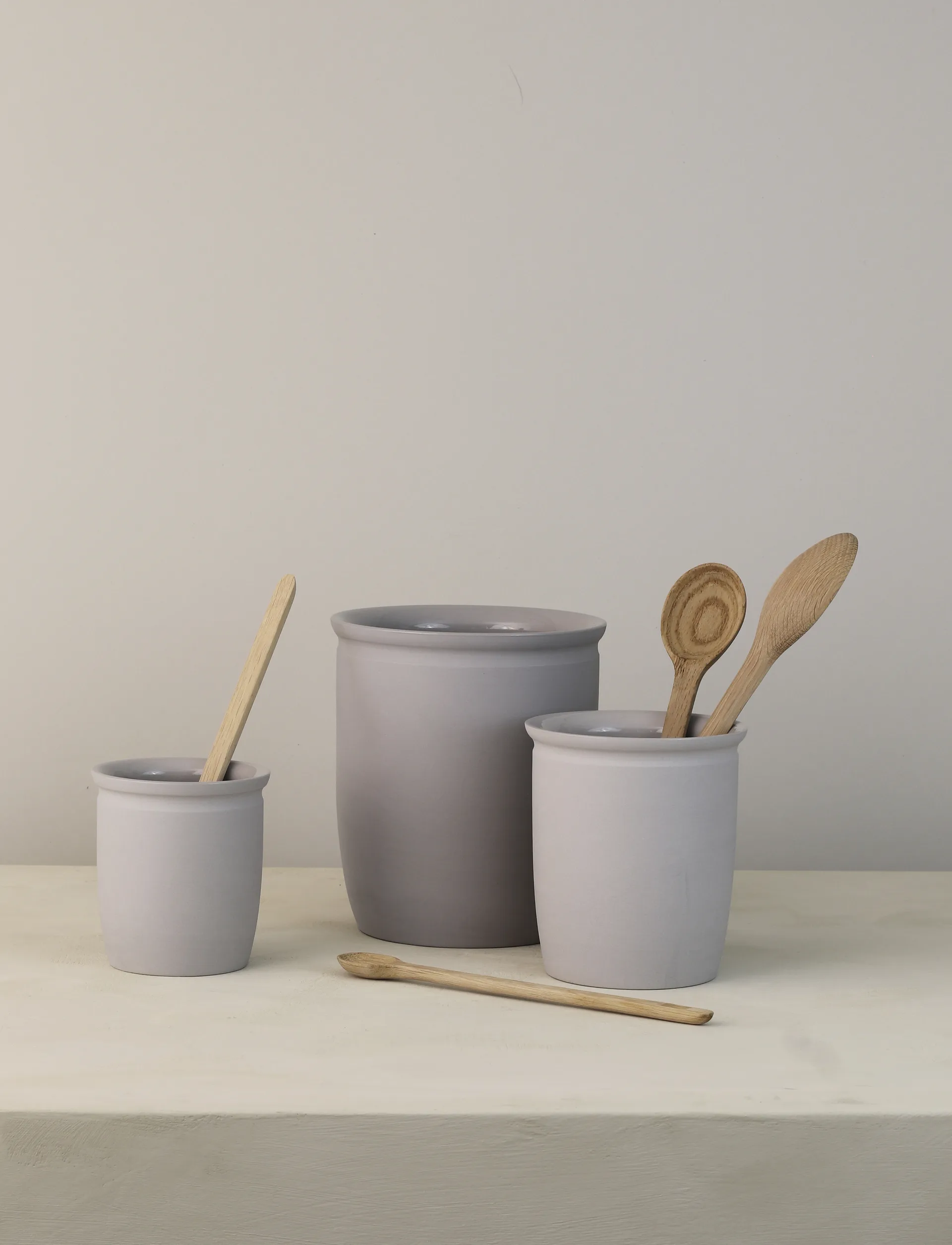 Knabstrup hillopurkki, Harmaa, 2 l Knabstrup Keramik