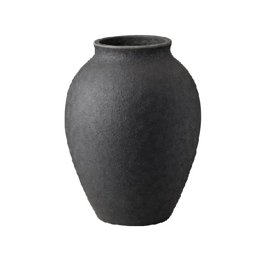Knabstrup maljakko 12,5 cm, Musta Knabstrup Keramik
