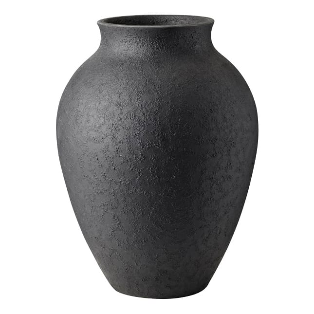 Knabstrup maljakko 27 cm, Musta Knabstrup Keramik