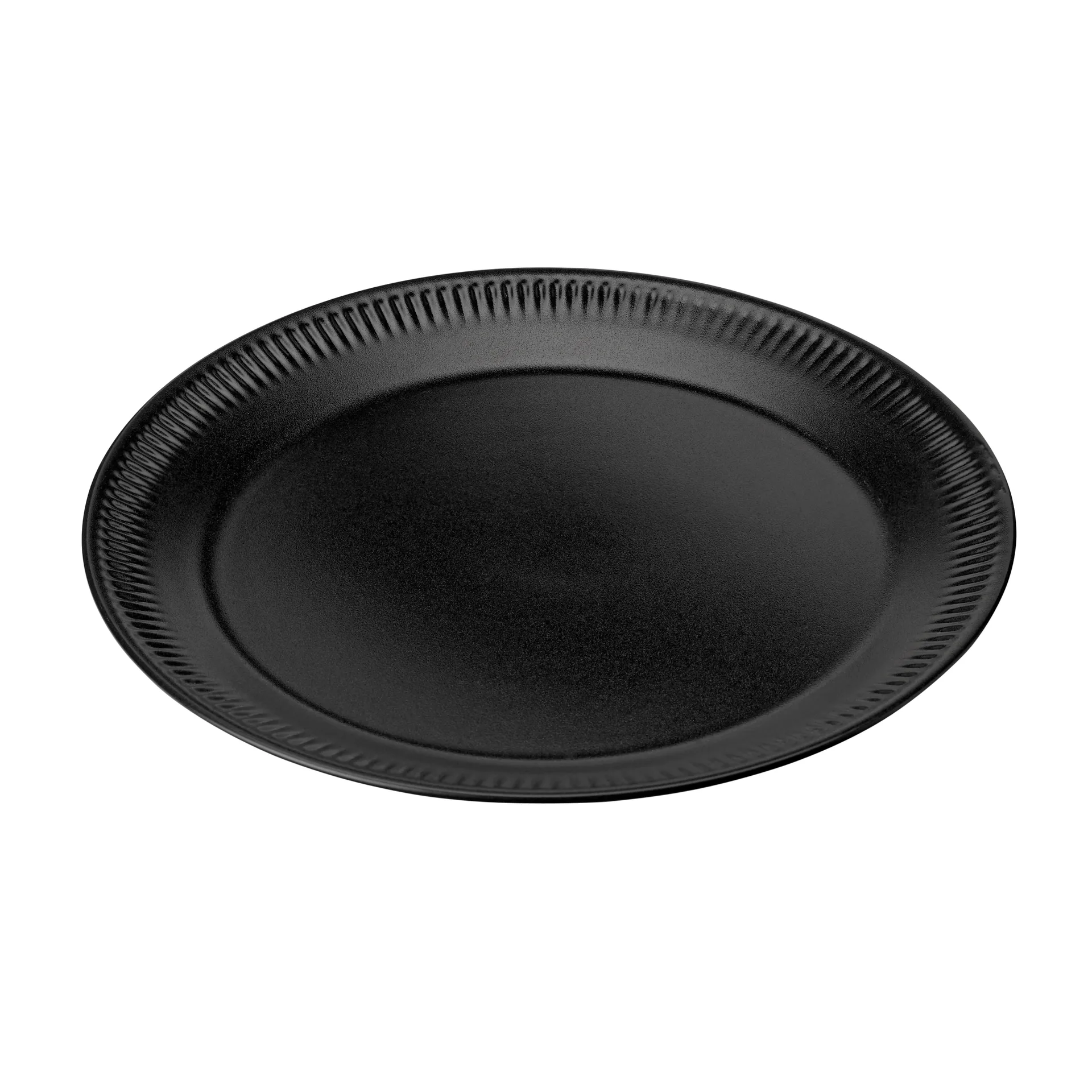 Knabstrup ruokalautanen musta, 22 cm Knabstrup Keramik