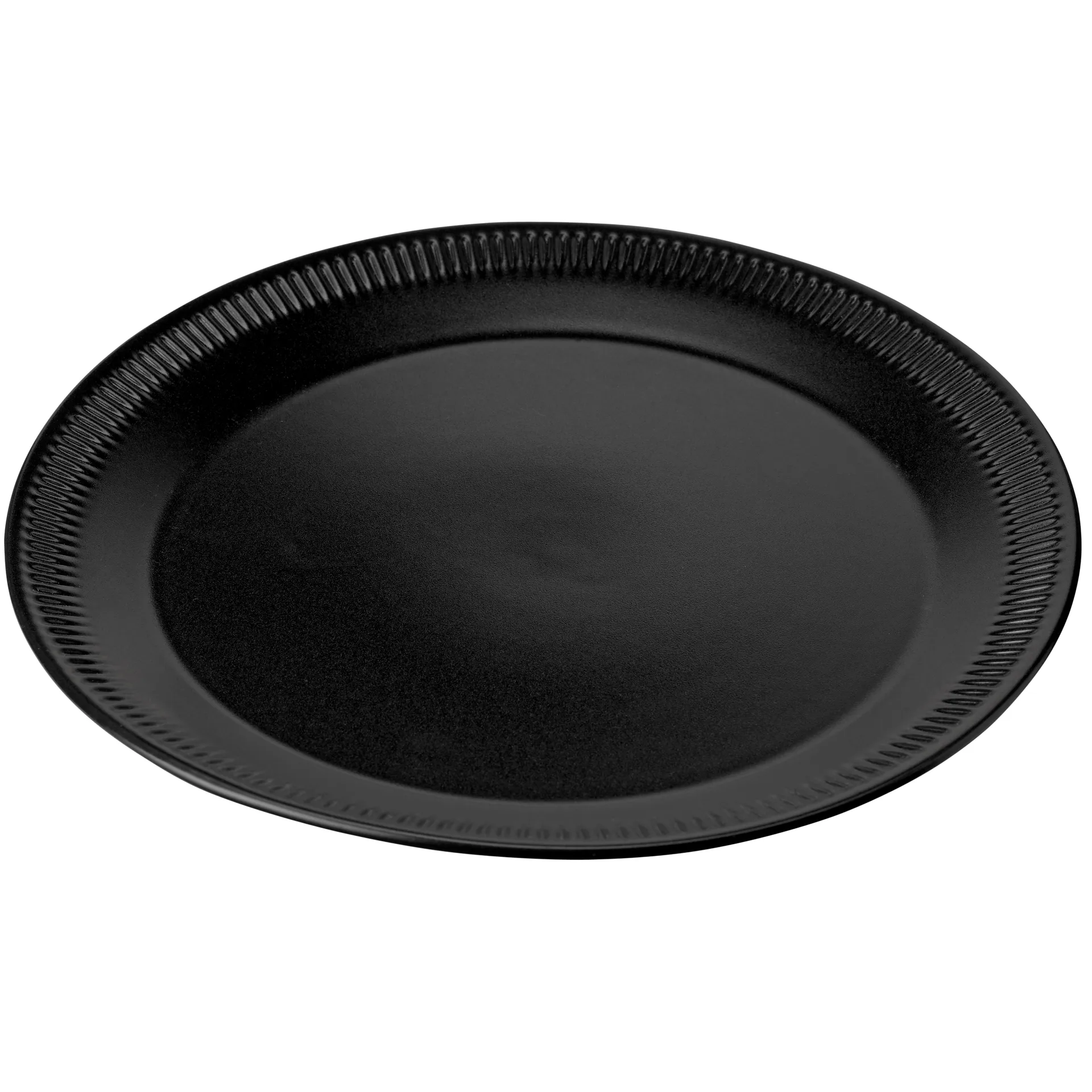 Knabstrup ruokalautanen musta, 27 cm Knabstrup Keramik