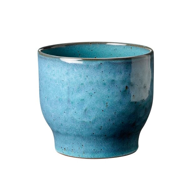Knabstrup ulkoruukku Ø 12,5 cm, Dusty blue Knabstrup Keramik