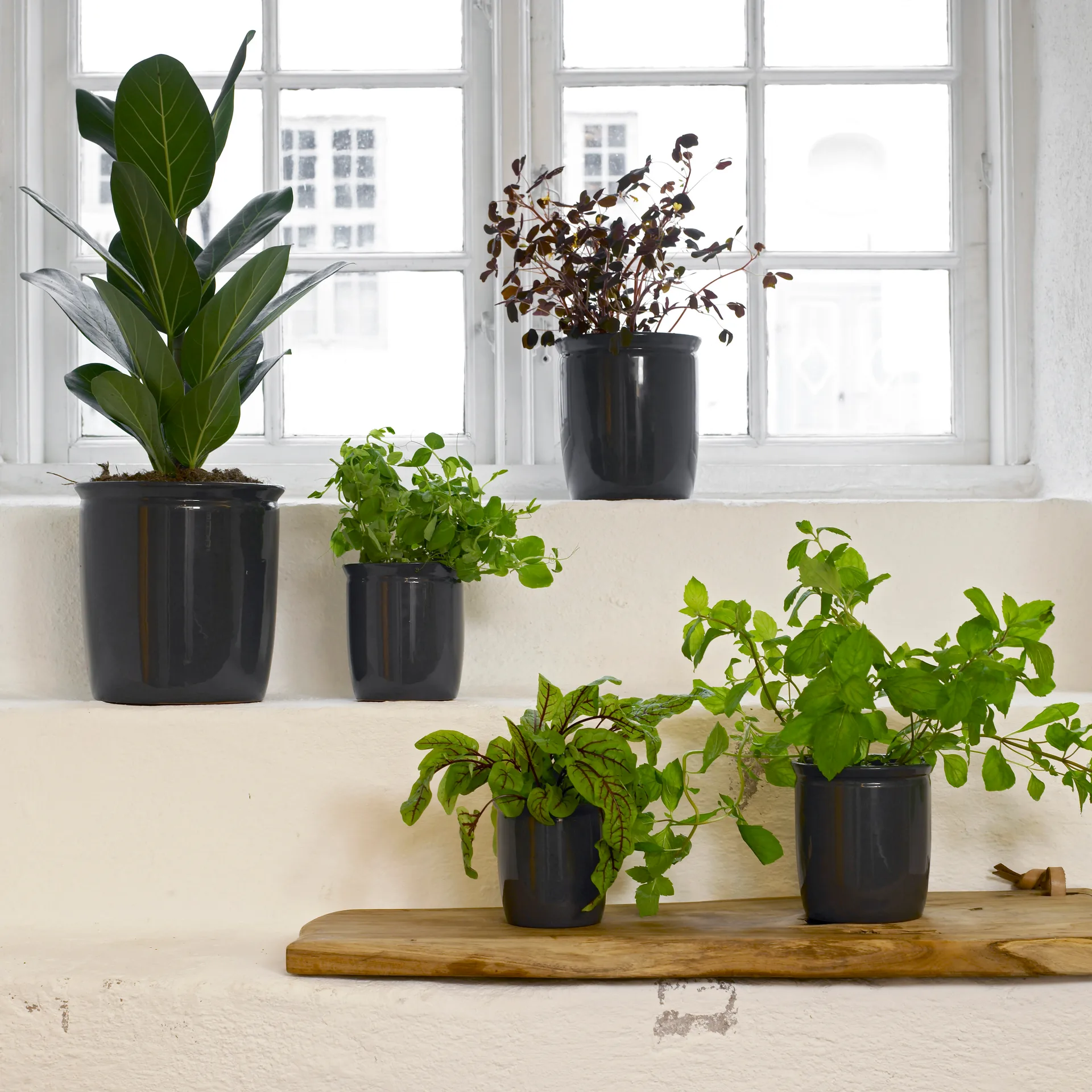 Pickle purkki 4 l, antrasiitinharmaa Knabstrup Keramik