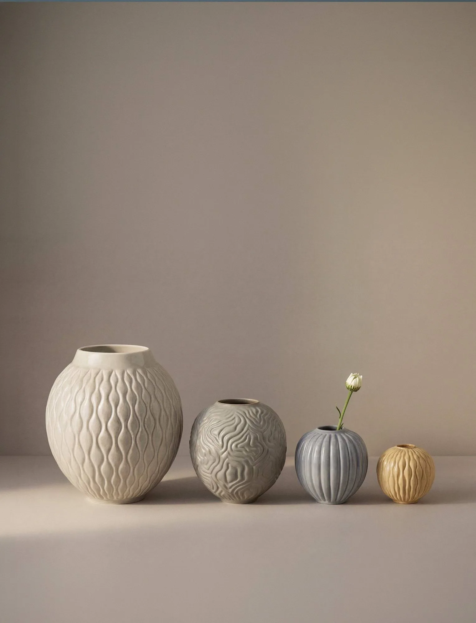 Solum maljakko, Mist, 11 cm Knabstrup Keramik