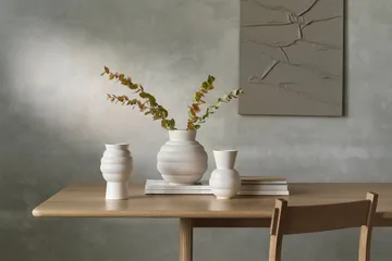 Tortus Archie maljakko No3 26,5 cm - Valkoinen - Knabstrup Keramik