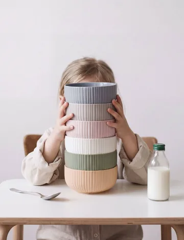 Verda kulho - Pölyinen sininen, Ø13 cm - Knabstrup Keramik