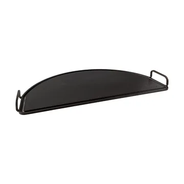 Kockums-paistolevy - Musta, puolipyöreä, 55 cm - Kockums Jernverk