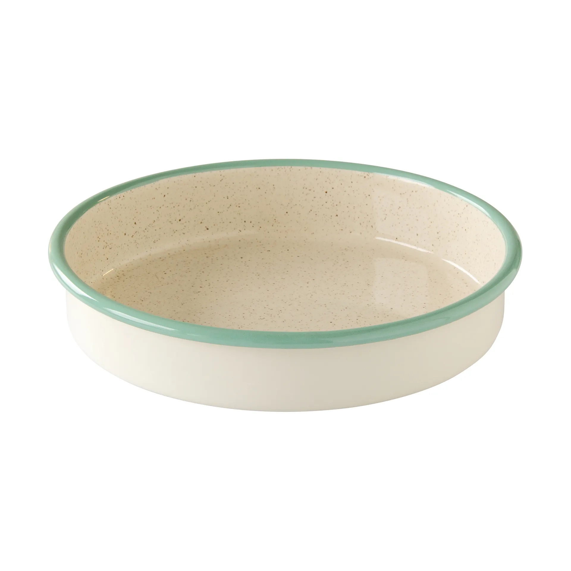 Kockums uunivuoka, Cream Lux-vihreä, pyöreä, Ø24 cm Kockums Jernverk