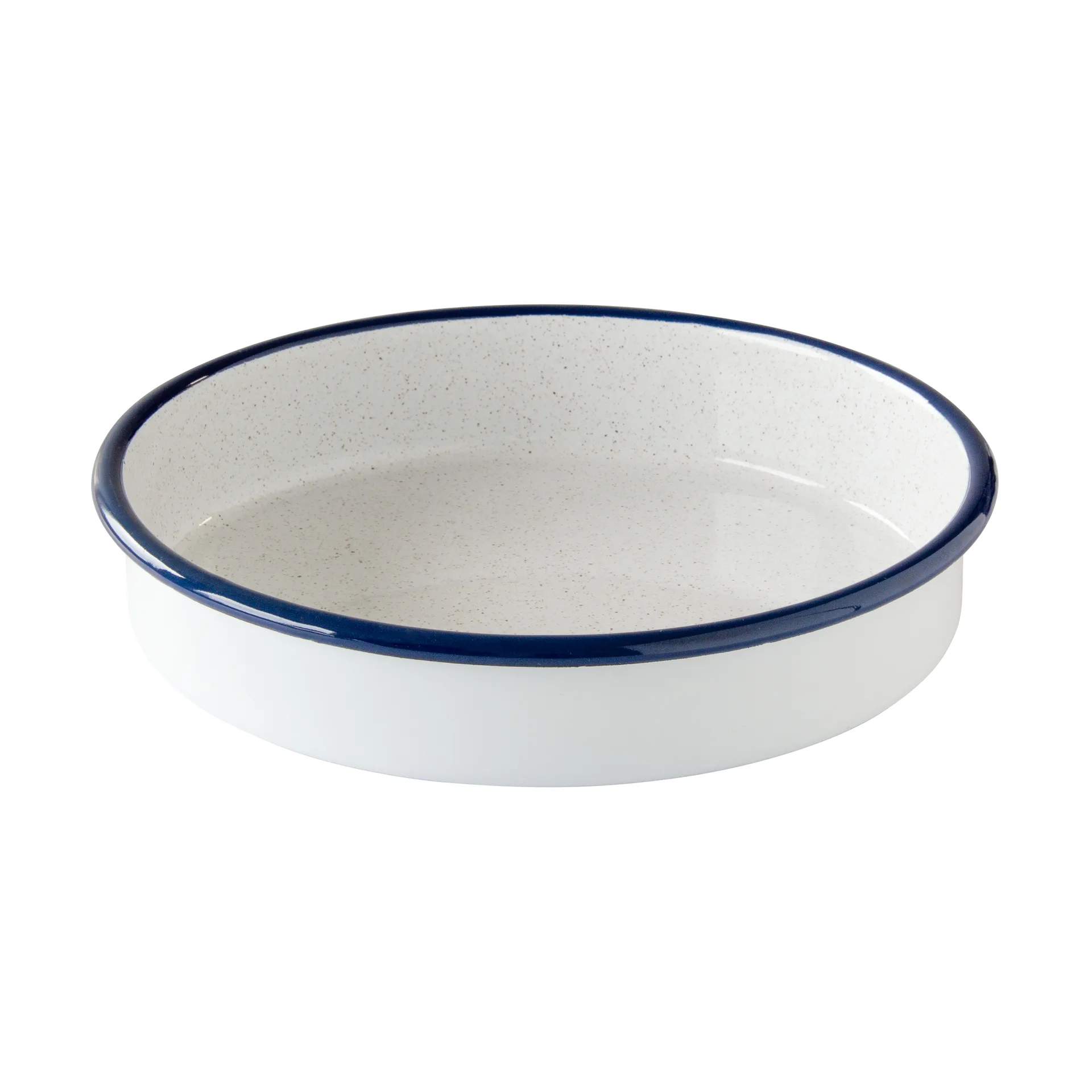 Kockums uunivuoka, Kockums white-sininen, pyöreä, Ø24 cm Kockums Jernverk