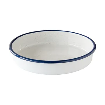 Kockums uunivuoka - Kockums white-sininen, pyöreä, Ø28 cm - Kockums Jernverk