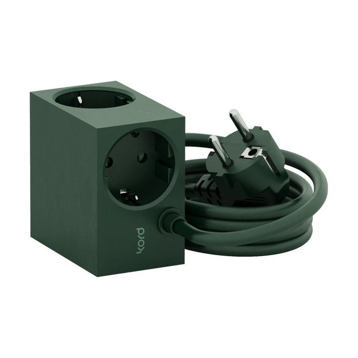 Cuboid haaroituspistorasia 2 m - Dark Green - Kord