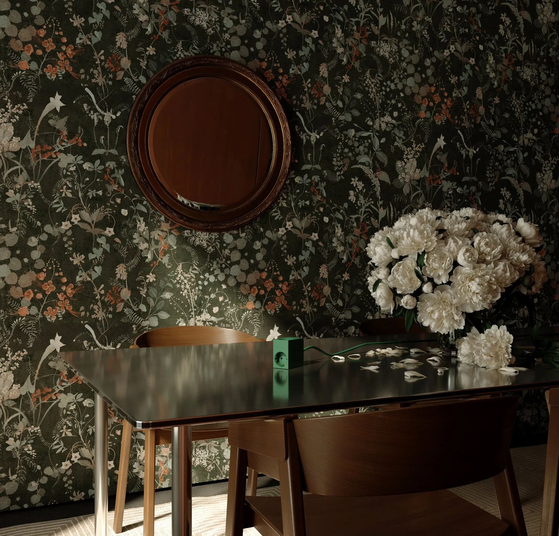 Cuboid haaroituspistorasia 2 m, Dark Green Kord