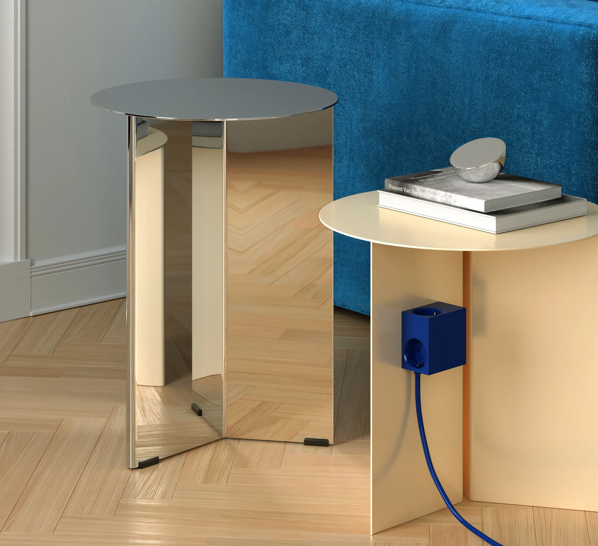 Cuboid+ haaroituspistorasia USB-C 30W 2 m, Catalina Blue Kord