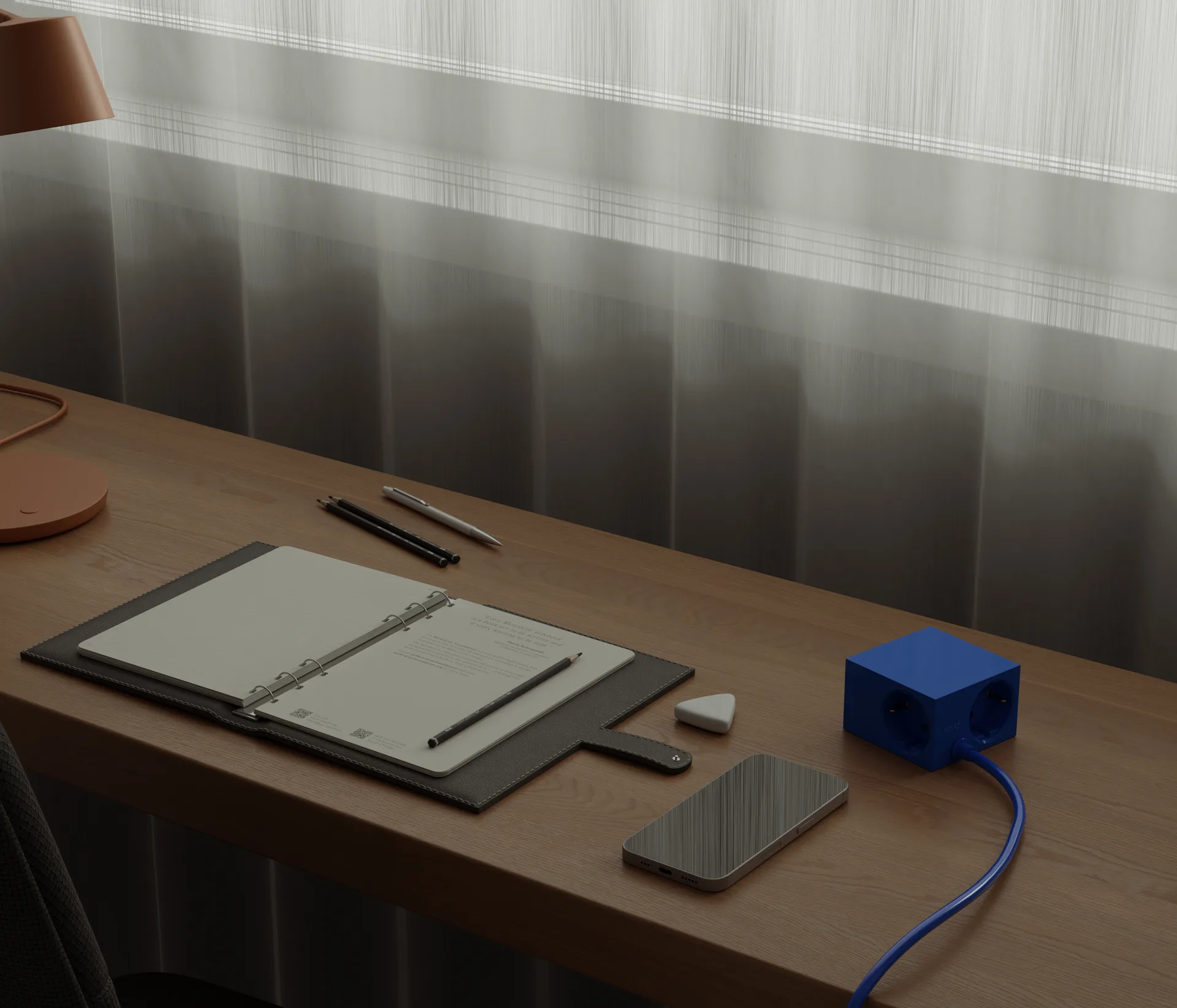 Cuboid+ haaroituspistorasia USB-C 30W 2 m, Catalina Blue Kord