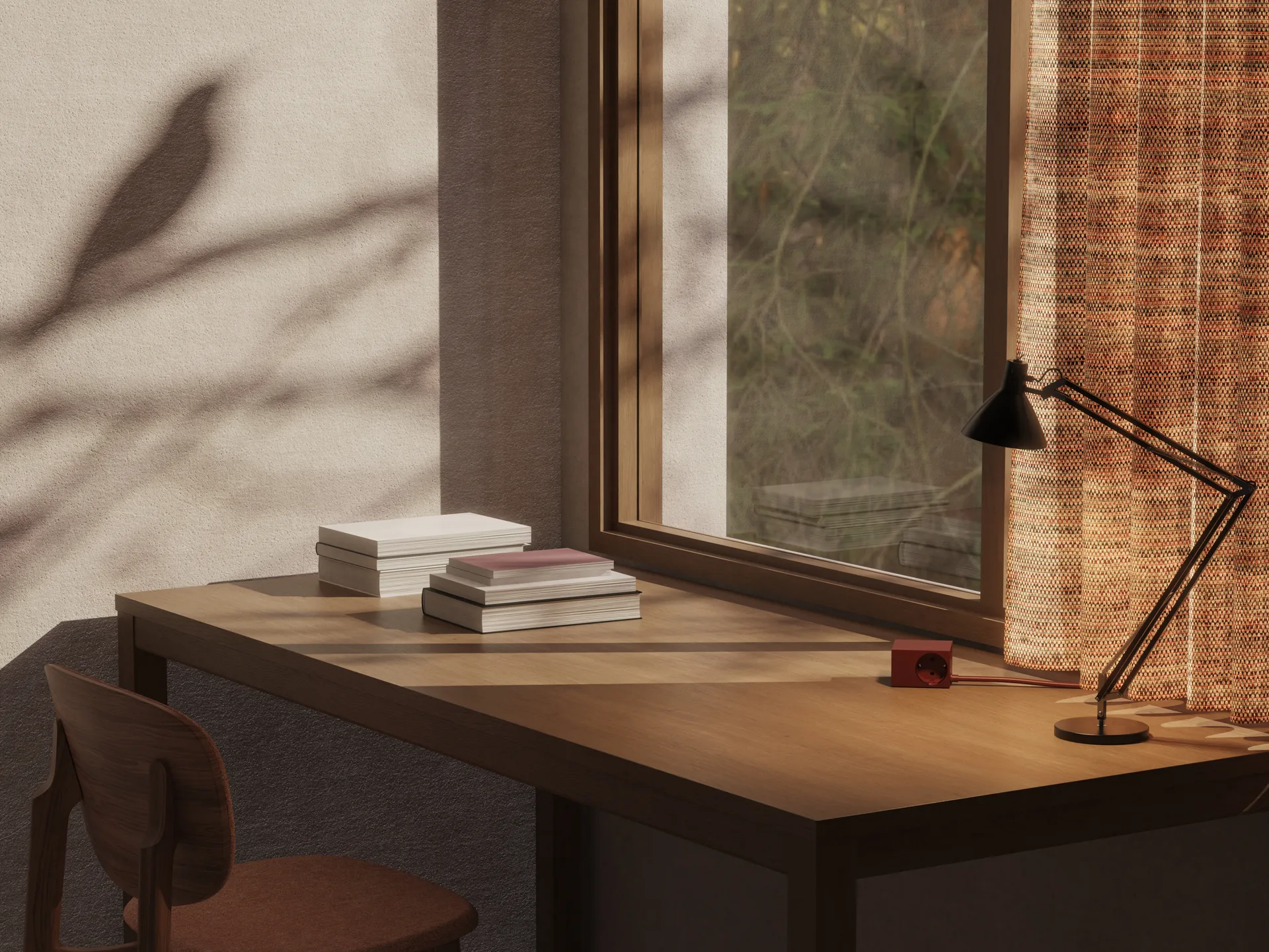 Cuboid+ haaroituspistorasia USB-C 30W 2 m, Fired Brick Kord