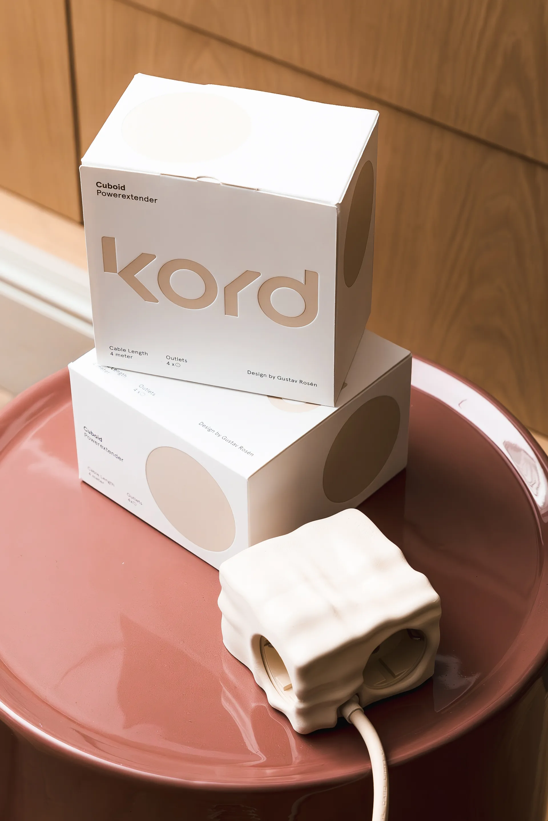 Cumulus+ case-kuori Cuboid+-jakorasialle, Beige Kord