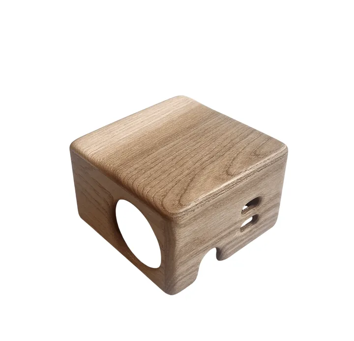 Kord x Bark woodencase-kuori Cuboid+ jatkojohtoon - kaarna - Kord