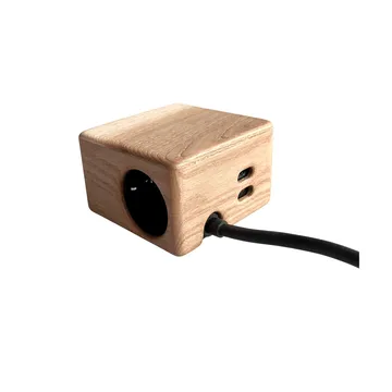 Kord x Bark woodencase-kuori Cuboid+ jatkojohtoon - kaarna - Kord