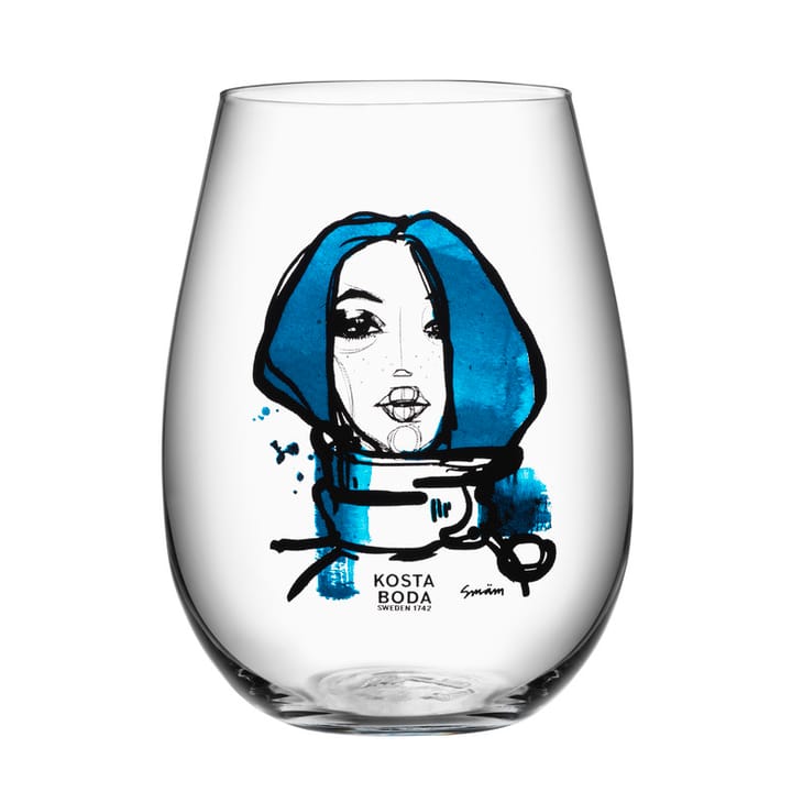 All about you lasi 57 cl 2 kpl, miss you (sininen) Kosta Boda