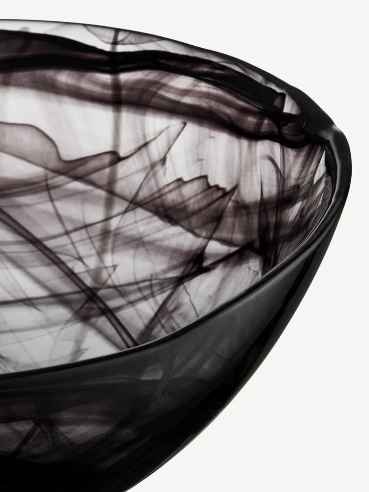 Contrast kulho 350 mm, Musta-musta Kosta Boda