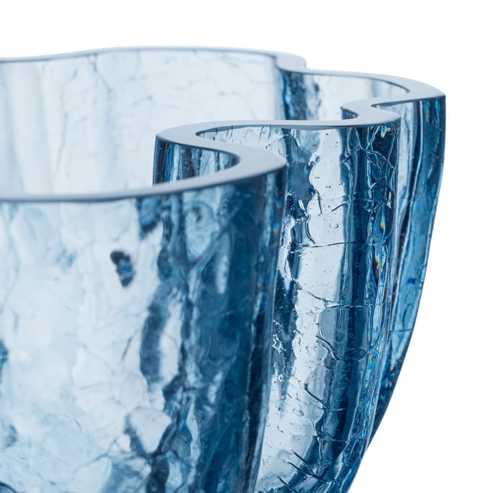 Crackle kulho 105 mm, Pyöreä lasi (Sininen) Kosta Boda