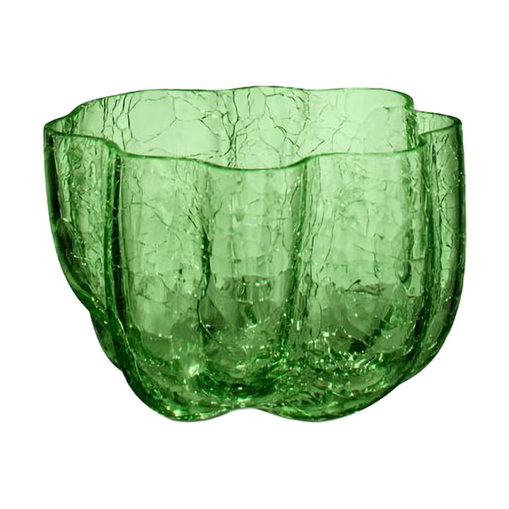 Crackle kynttilälyhty 5,8 cm - Tummanvihreä - Kosta Boda