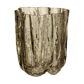 Crackle maljakko 12,1 cm - taupe - Kosta Boda