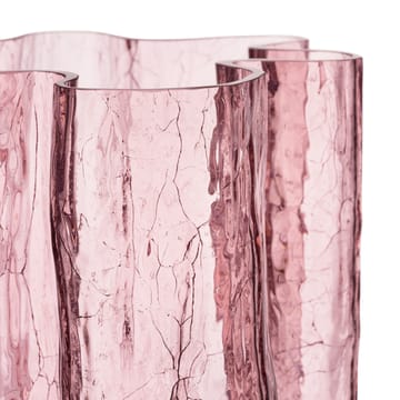 Crackle maljakko 37 cm - Vaaleanpunainen - Kosta Boda