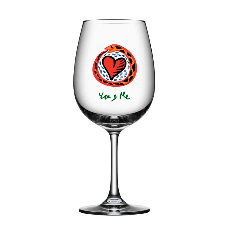 Friendship viinilasi 50 cl, You & me Kosta Boda