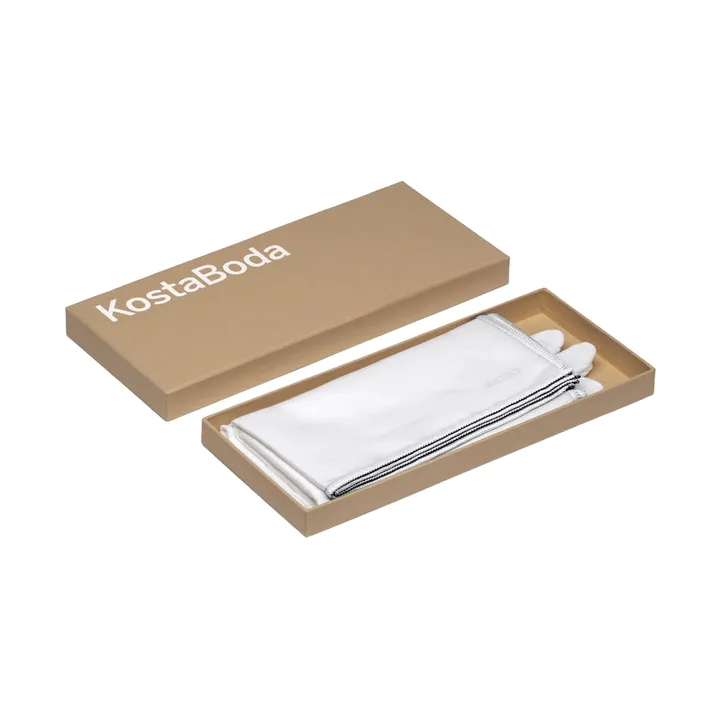 Kosta Boda glass care set box - Valkoinen, medium - Kosta Boda