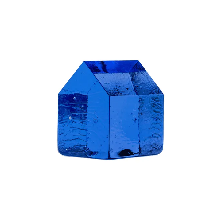 Kosta talo - Sininen, 11 cm - Kosta Boda