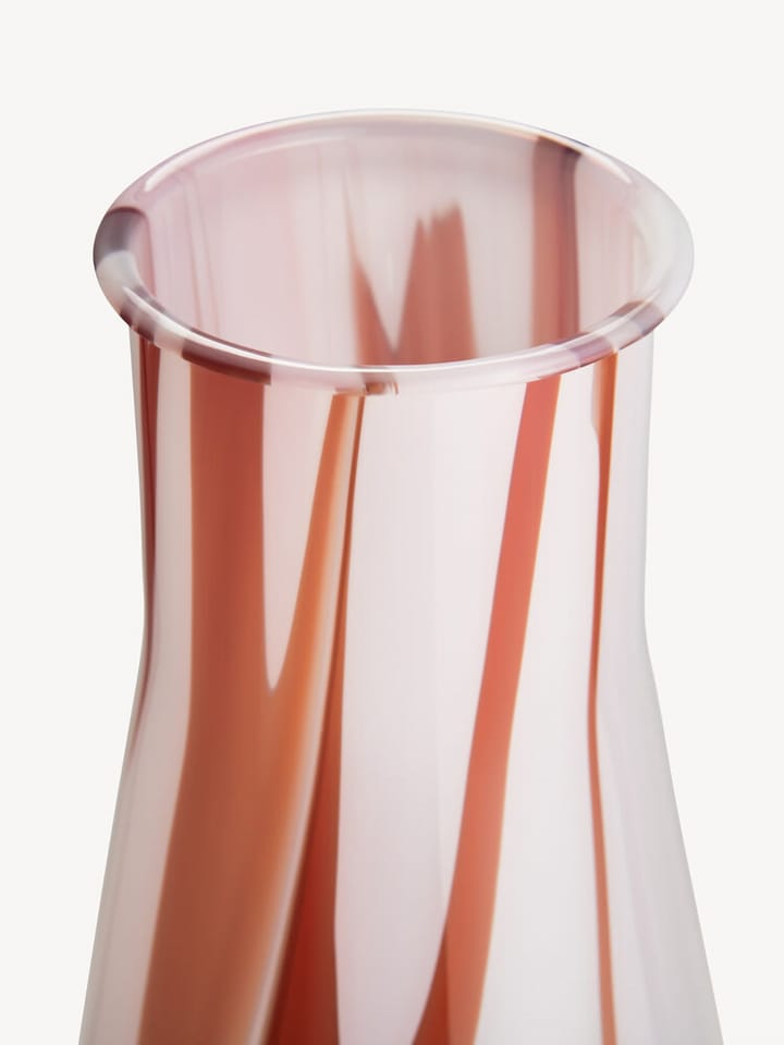 Lab erlenmeyer maljakko 30,5 cm, Punainen-valkoinen-pinkki Kosta Boda