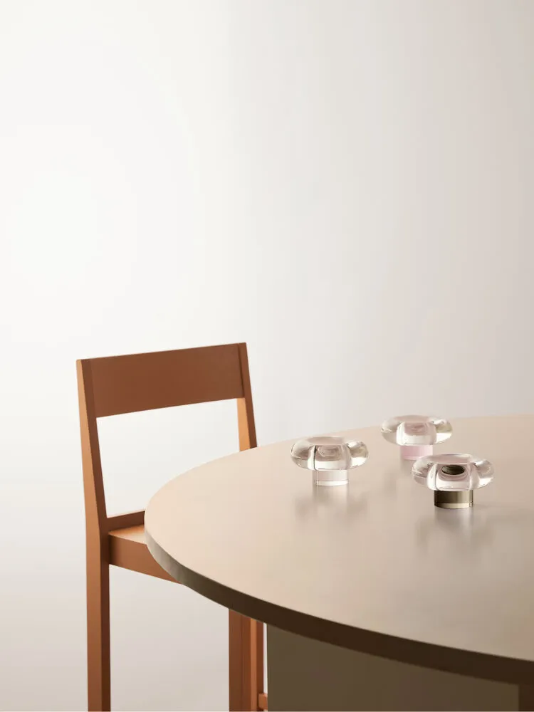 Orion kynttilälyhty Ø11x6,3 cm, Vaaleanpunainen Kosta Boda