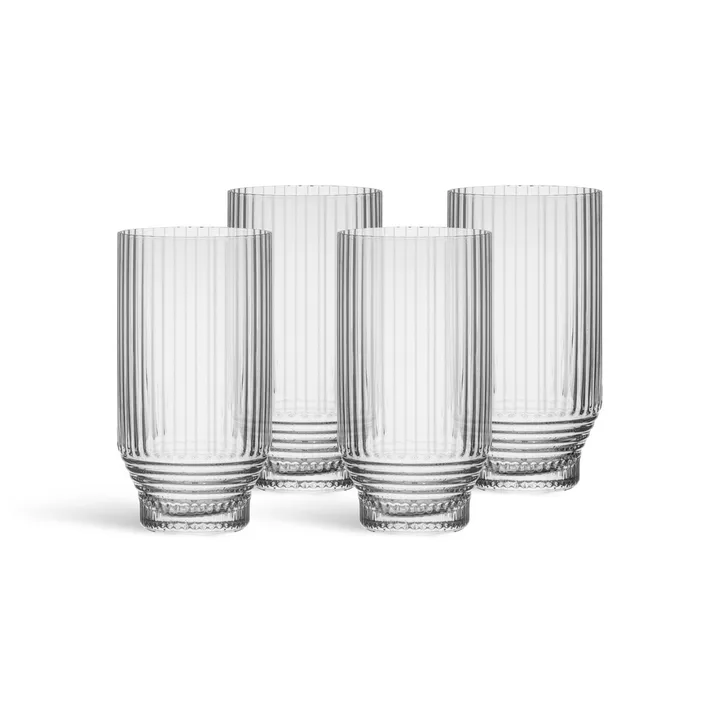 Pavilion highball-lasi - Kirkas, 30 cl, 4 kpl - Kosta Boda