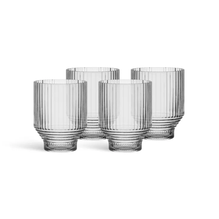 Pavilion lowball-lasi - Kirkas, 30 cl, 4 kpl - Kosta Boda