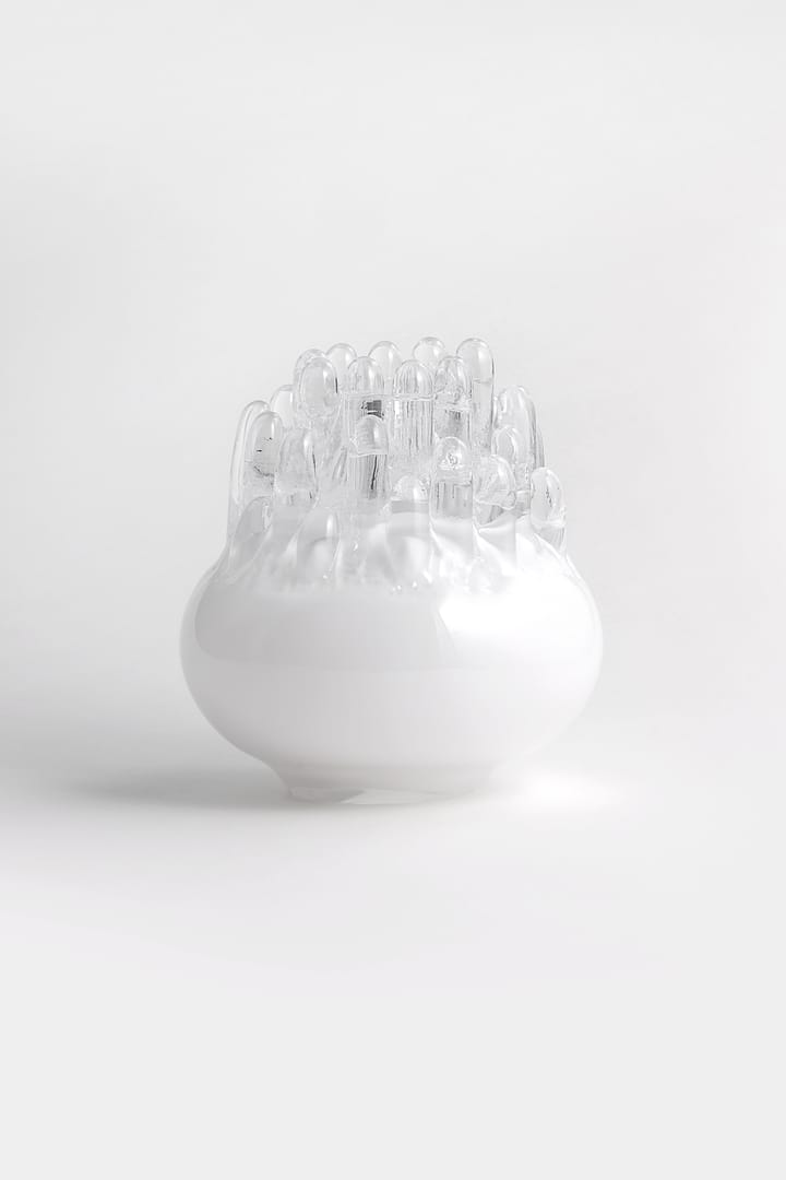 Polar kynttilänjalka 200 mm, Valkoinen Kosta Boda