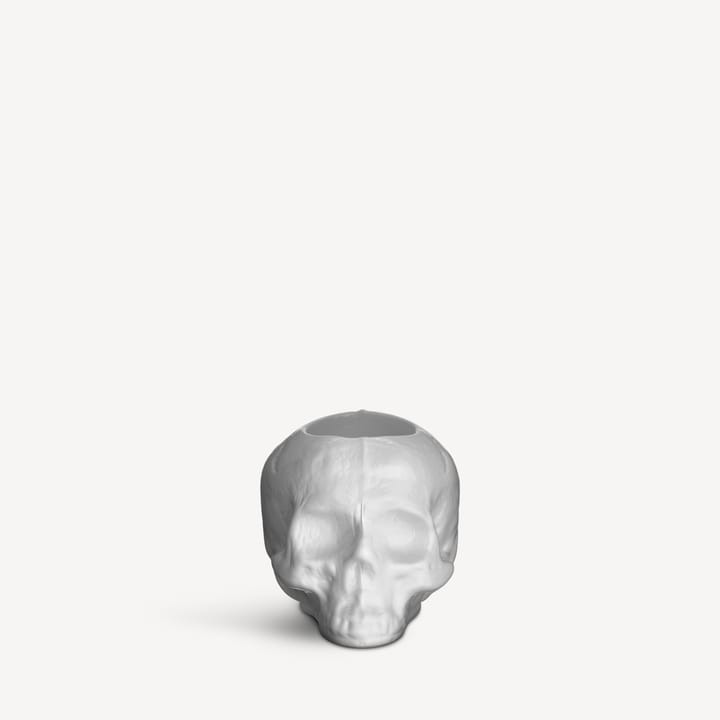 Skull kynttilälyhty 8,5 cm, Valkoinen Kosta Boda